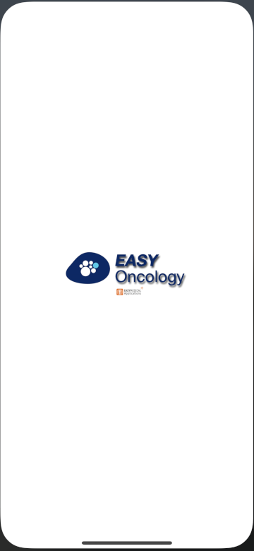 EasyOncology Startbildschirm